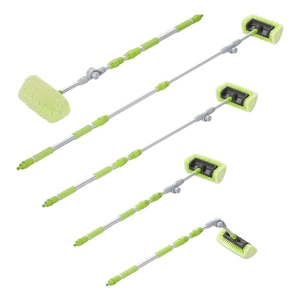 Pesuharja 3D säädettävä teleskooppikahva 119-203cm