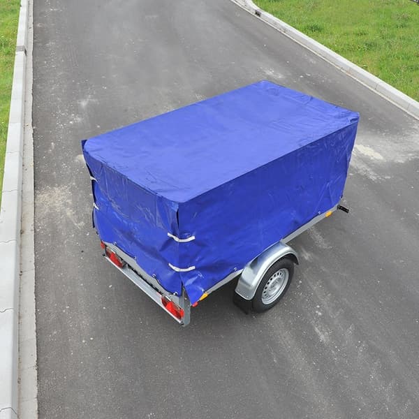 Højt trailerdæksel med elastiksnor 2075 x 1140 x 900 mm