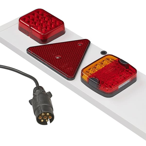 Trailerboard 2x 20 LED med LED tågelygte + 6M kabel