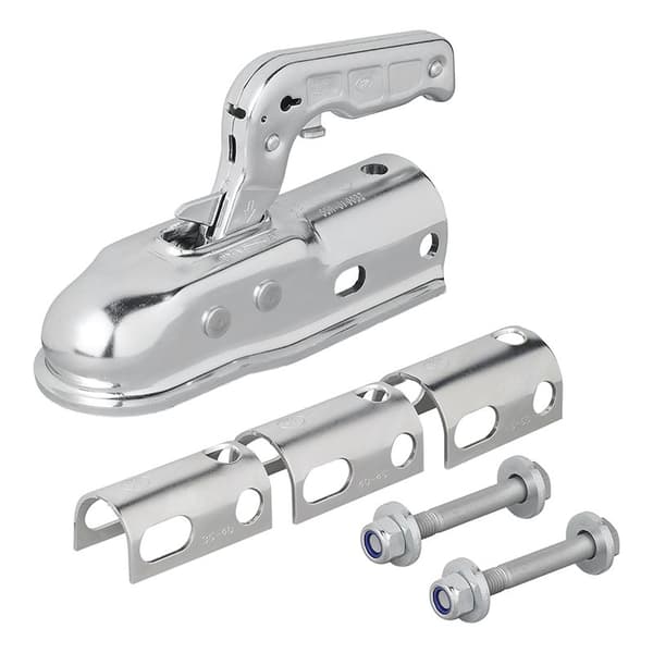 Kuglekobling stål rund 35-50mm 2000kg bremset