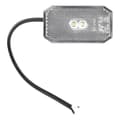 Miniatyrbilde 4 av 7: Posisjonslampe foran 12/24V hvit 80 x 44 mm LED