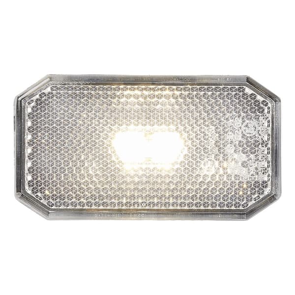 Posisjonslampe foran 12/24V hvit 80 x 44 mm LED