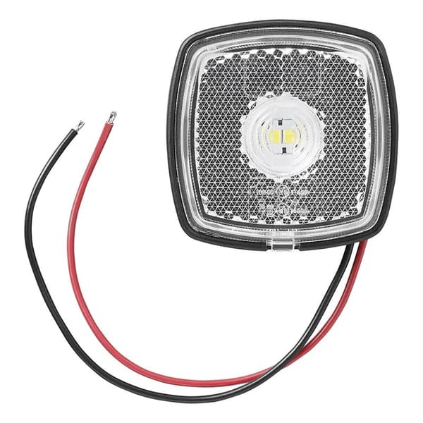 Främre positionslampa 9-30V vit 61 x 61 mm LED