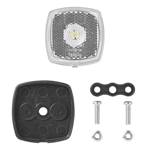 Främre positionslampa 9-30V vit 61 x 61 mm LED