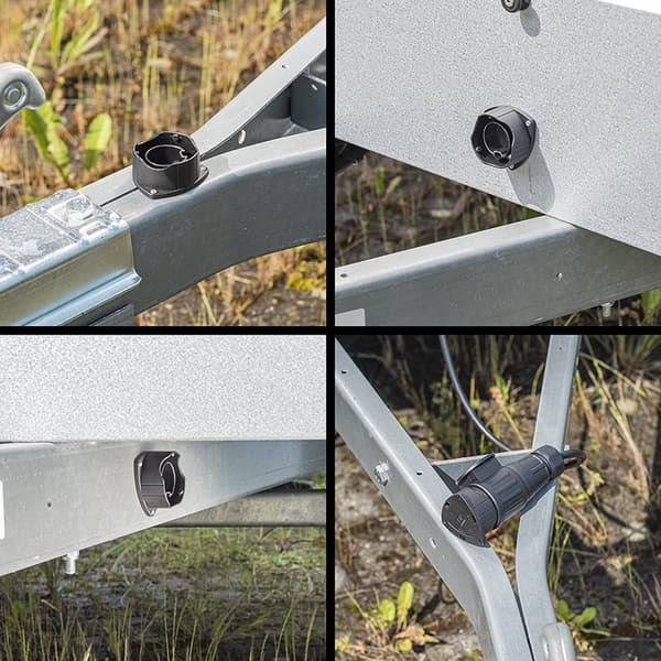 Stikkontaktholder plast for 13-pins støpsel