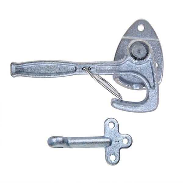 Lautasalpa nro 1 vasen 170mm ruuvattavalla silmukalla