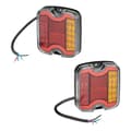 Miniatyrbilde 3 av 7: Baklykt 4 funksjon 105 x 95 mm LED + GLØD høyre