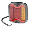 Miniatyrbilde 1 av 7: Baklykt 4 funksjon 105 x 95 mm LED + GLØD høyre