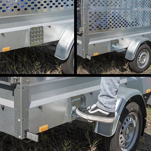Fodtrin foldbar Til trailer 195 x 170 mm
