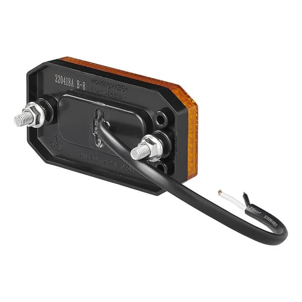 Sidemarkeringslampe 12/24V rav 80 x 44 mm LED