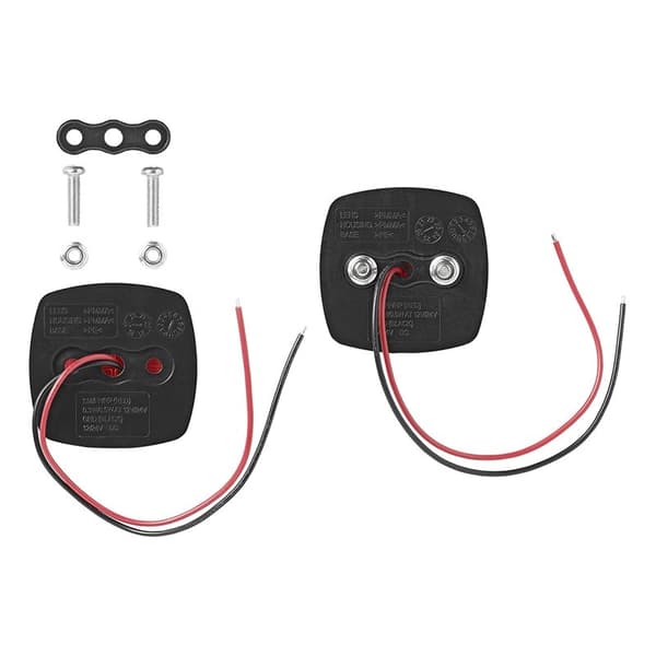 Bakre posisjonslykt 9-30V rød 61 x 61 mm LED