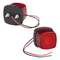 Miniatyrbilde 2 av 7: Bakre posisjonslykt 9-30V rød 61 x 61 mm LED