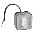 Miniatyrbild 3 av 7: Främre positionslampa 12/24V vit 65 x 65 mm LED