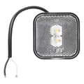Miniatyrbild 4 av 7: Främre positionslampa 12/24V vit 65 x 65 mm LED
