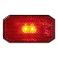 Miniatyrbild 6 av 7: Bakre positionslykta 12/24V röd 80 x 44 mm LED