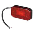 Miniatyrbild 1 av 7: Bakre positionslykta 12/24V röd 80 x 44 mm LED