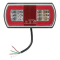Miniatyrbild 4 av 7: Baklykta 5 funktion 225 x 105 mm 43LED höger