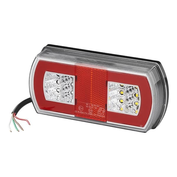 Baklykta 5 funktion 225 x 105 mm 43LED höger