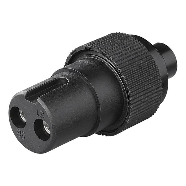 Plugg 2-pins PVC