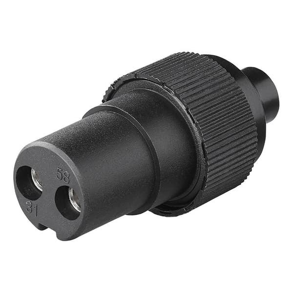 Plugg 2-pins PVC