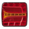 Miniatyrbillede 4 af 7: Baglygte 4 funktion 106 x 99 mm LED venstre