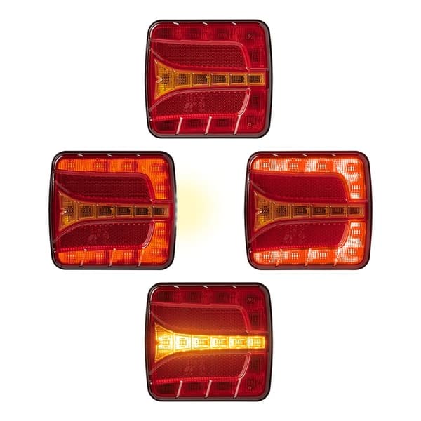 Baglygte 4 funktion 106 x 99 mm LED venstre