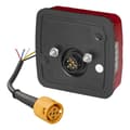 Miniatyrbillede 2 af 7: Baglygte 4 funktion 106 x 99 mm LED venstre