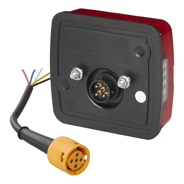 Baglygte 4 funktion 106 x 99 mm LED venstre