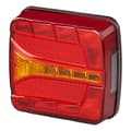 Miniatyrbillede 1 af 7: Baglygte 4 funktion 106 x 99 mm LED venstre