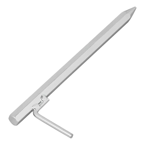 Maa-ankkuri 30 cm galvanoitua terästä L-koukulla