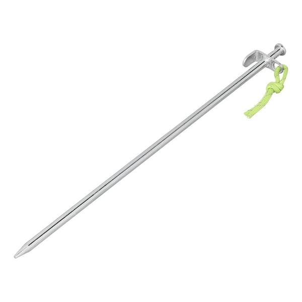 Bergpinne 40 cm galvanisert stål med L-krok Heavy Duty