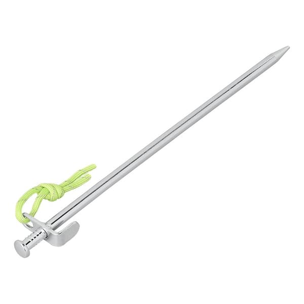Bergpinne 30 cm galvanisert stål med L-krok Heavy Duty