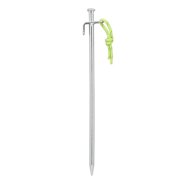 Bergpinne 30 cm galvanisert stål med L-krok Heavy Duty
