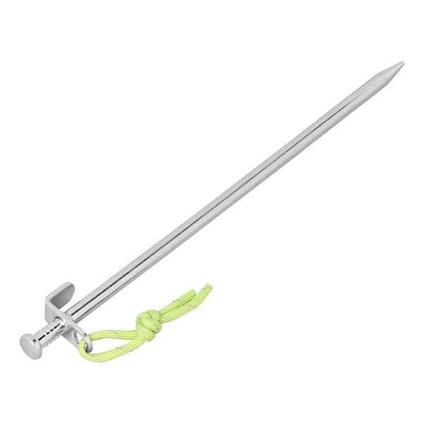 Bergpinne 30 cm galvanisert stål med L-krok Heavy Duty
