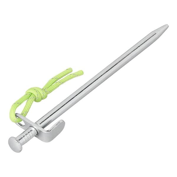 Bergpinne 20 cm galvaniserat stål med L-krok Heavy Duty