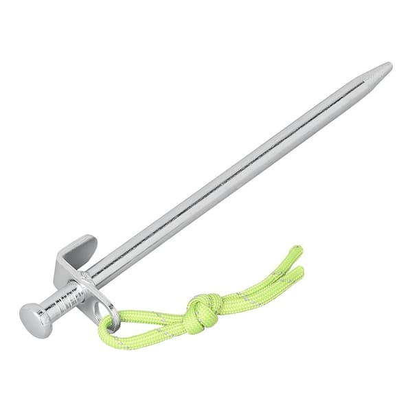 Bergpinne 20 cm galvaniserat stål med L-krok Heavy Duty