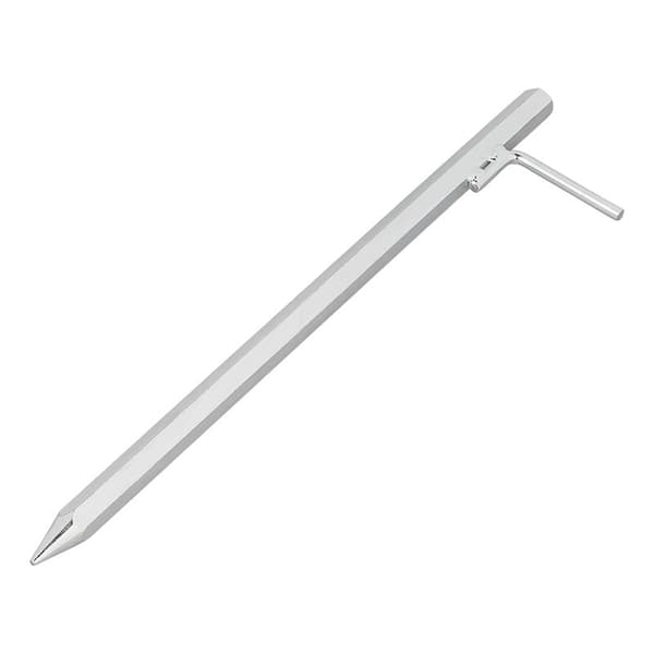 Jordanker 40 cm galvaniseret stål med L-krog