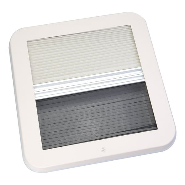 Taglem 400x400 mm uden permanent ventilation transparent led
