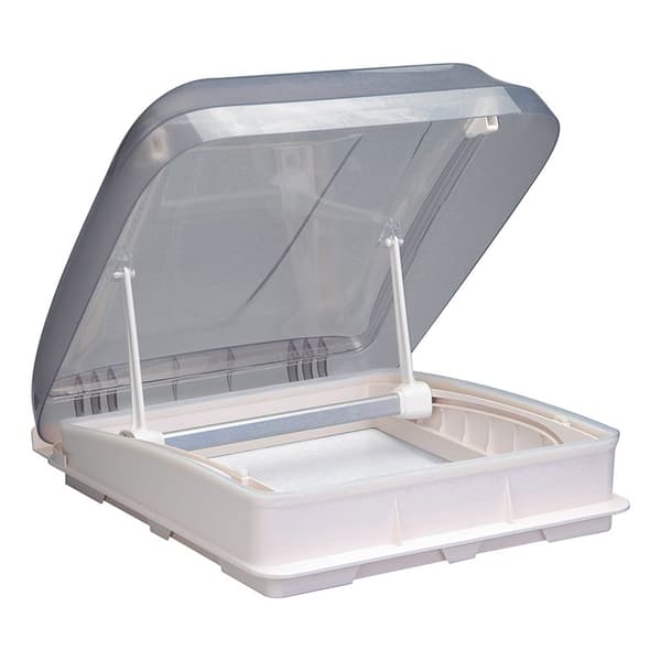 Taglem 400x400 mm uden permanent ventilation transparent led