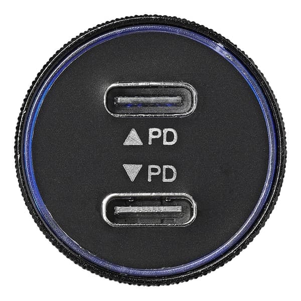 USB lynoplader type C 2-vejs 12V/24V 3100mA