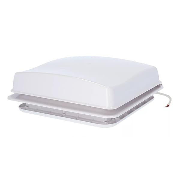 Taklucka 280x280 mm utan permanent ventilation vit med fläkt