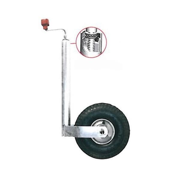 AL-KO Jockeyhjul Plus Ø48 mm luftdæk 260 x 85 mm 250 kg