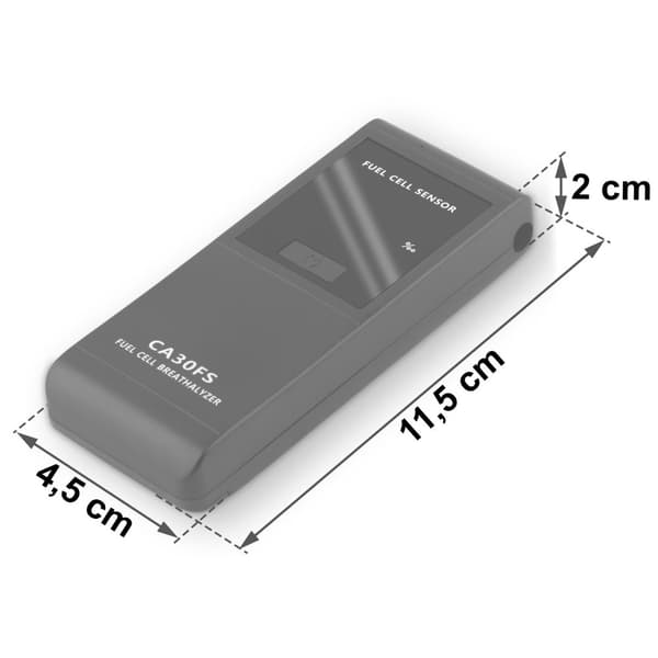 CA 30FS elektrokemisk alkometer + mundstykker