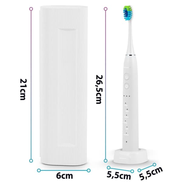 Berdsen Galaxy sonic tannbørste hvit