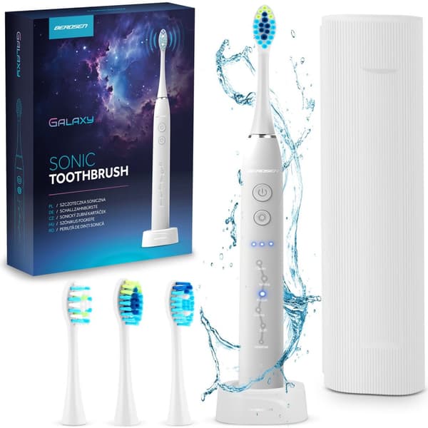 Berdsen Galaxy sonic tandborste vit