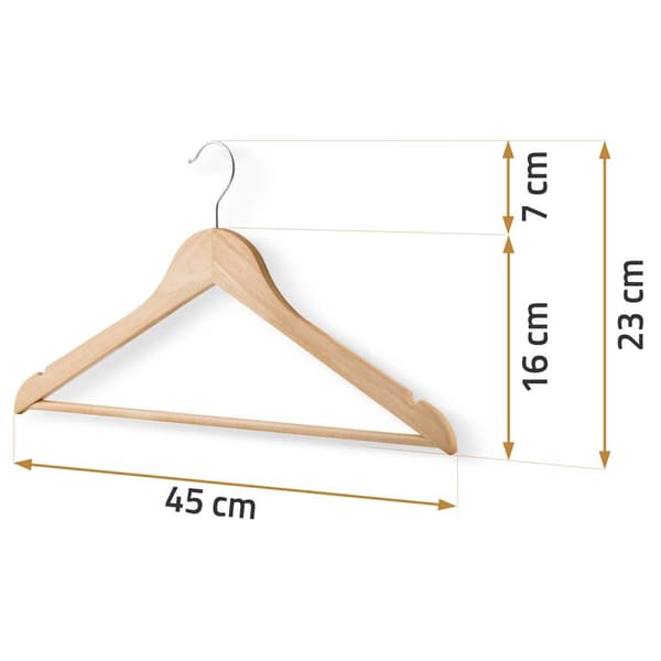 Kleshengere av tre 30 stk MS-858 Massido