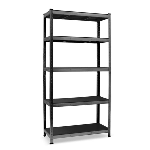Metal lagerhylde 180 x 90 x 40 cm Humberg HR-851 sort