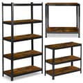 Miniatyrbillede 1 af 9: Metallagerhylde 180 x 90 x 40 cm Humberg HR-852 sort