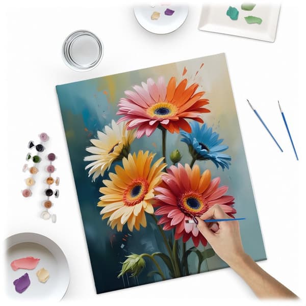 Målning efter siffror 40x50 cm Massido Blommor