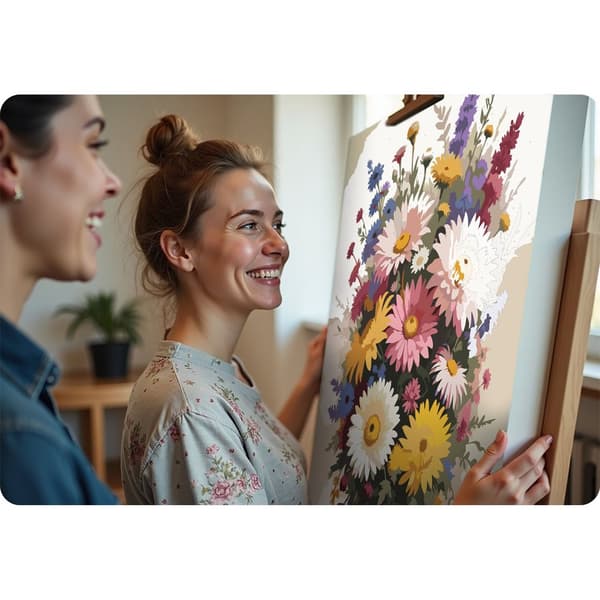 Maleri etter tall 40x50 cm Massido Flowers